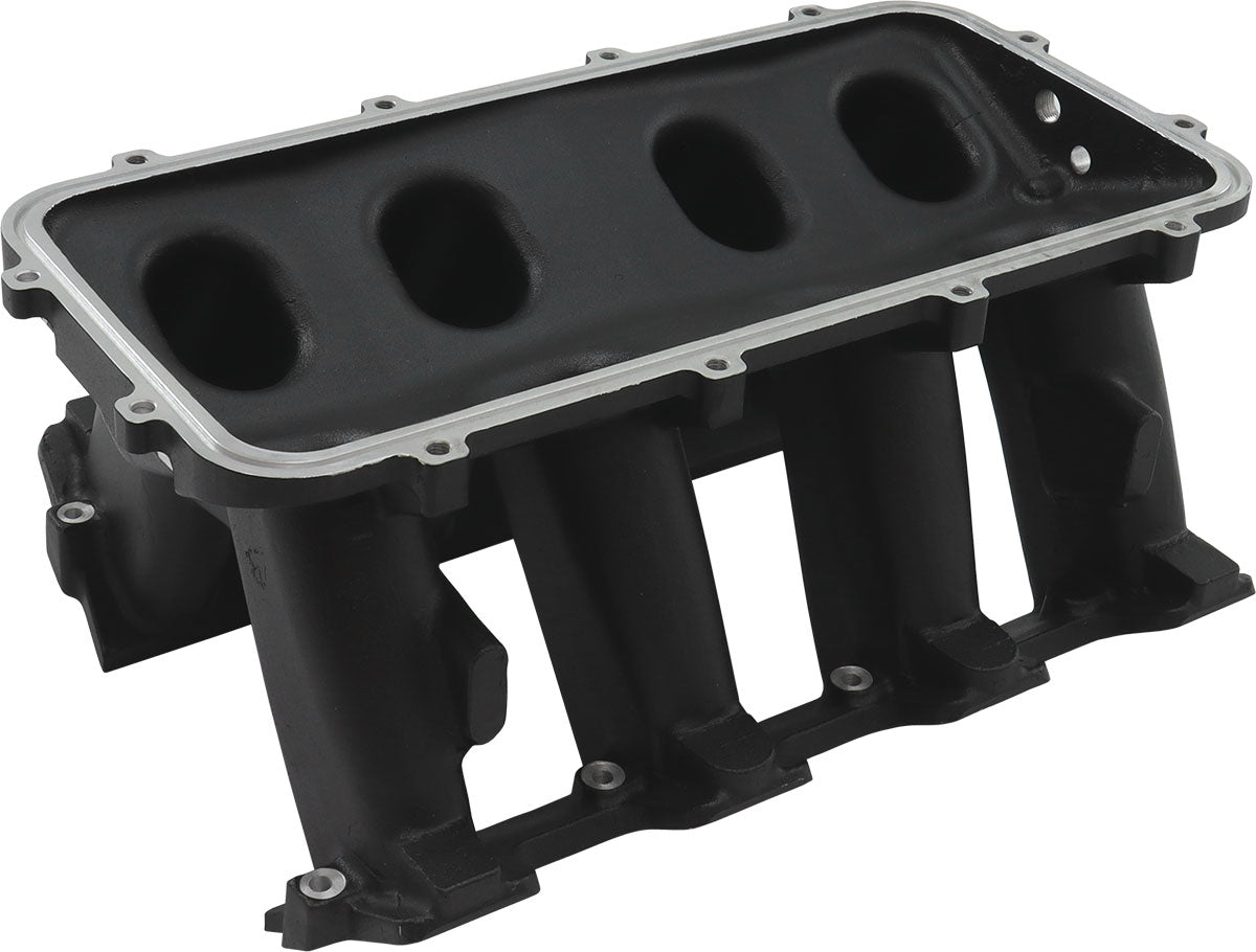 AF6279-5002 - HI RISE NON EFI GM LS BASE MODULAR INTAKE MANI CATHEDRAL PORT BLACK AF 6279-5002