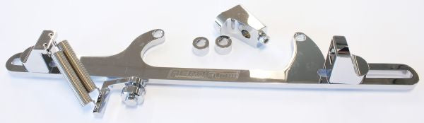 AF64-2002C - BILLET THROTTLE CABLE BRACKET CHROME SUITS 4500 STYLE