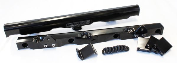 AF64-2007BLK - GM LS7 Billet EFI Fuel Rails - Black