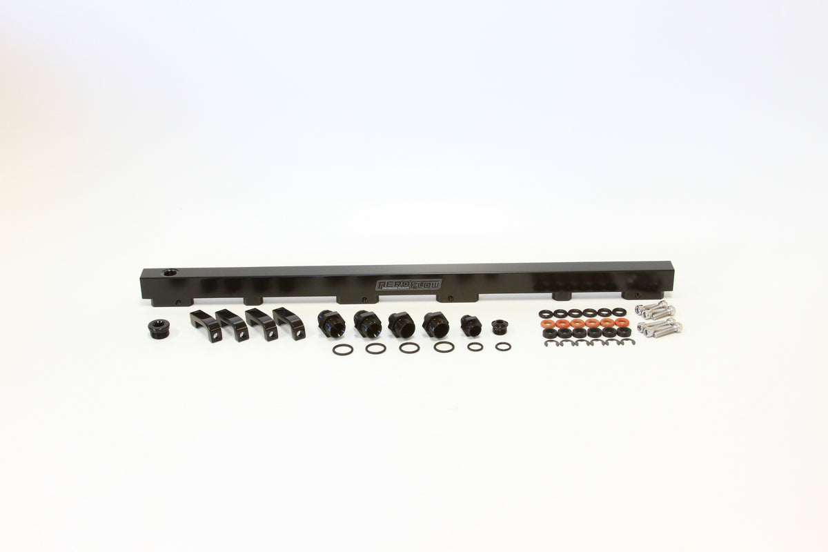 AF64-2012BLK - Fuel Rail Kit RB30 Black