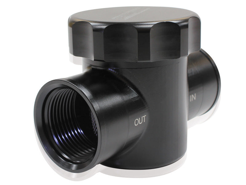 AF64-2043 - BILLET RADIATOR FILTER BLACK FIT TO RADIATOR HOSE Hoses Aeroflow 64-2043