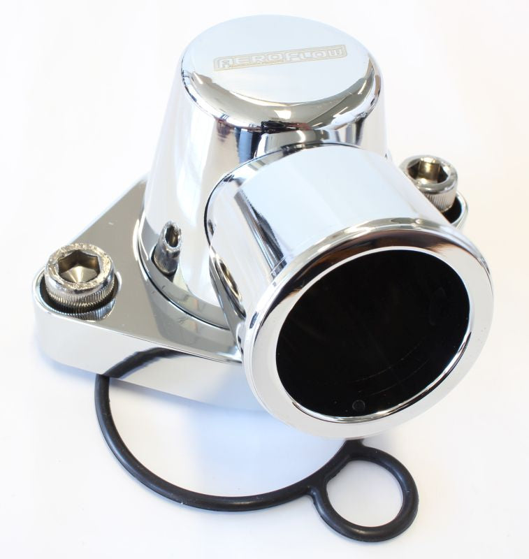 AF64-2056C - BILLET THERMOSTAT HOUSING CHROHOLDEN V8 90 DEG SWIVE 253 308