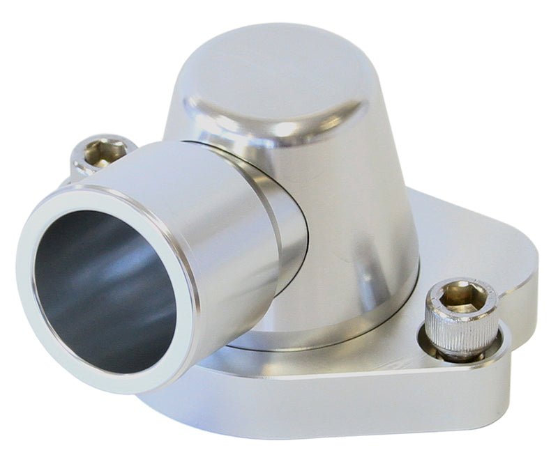 AF64-2056S - BILLET THERMOSTAT HOUSING SILVHOLDEN V8 90 DEG SWIVE 253 308