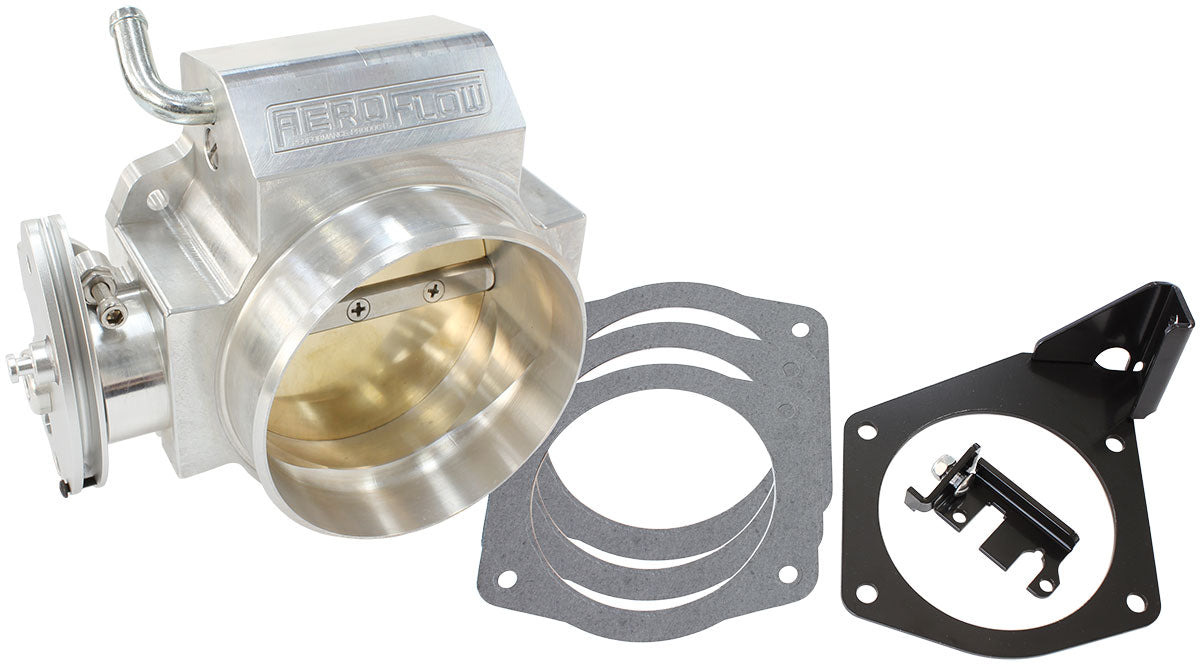 AF64-2072 - GM LS 95MM THROTTLE BODY POLISHED USES STD IDLE & TPS