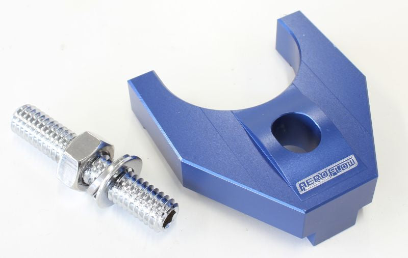 AF64-2093 - BILLET DISTRIBUTOR HOLD DOWN BLUE LARGE V2 WINDSOR & 351C
