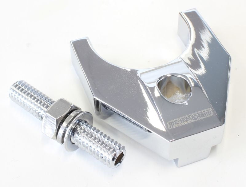 AF64-2093C - BILLET DISTRIBUTOR HOLD DOWN CHROME LARGE V2 WINDSOR & 351C