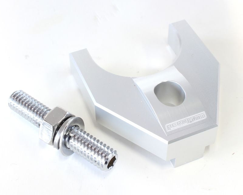 AF64-2093S - BILLET DISTRIBUTOR HOLD DOWN SILVER LARGE V2 WINDSOR & 351C