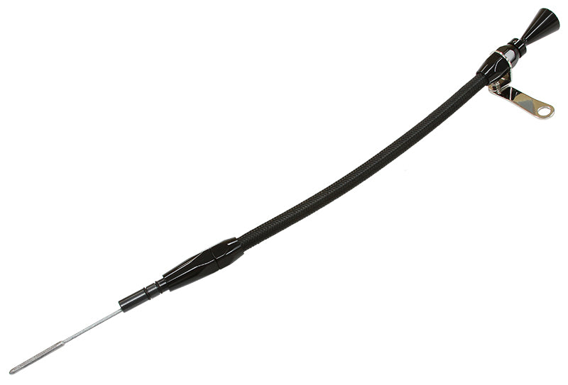 AF64-2105BLK - HOLDEN 253 308 EARLY V8 ENGINEDIPSTICK S/S FLEXIBLE BRAID HQ
