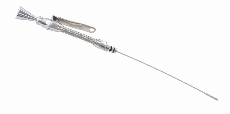 AF64-2110 - SB CHEV ENGINE DIPSTICK EARLY MODEL PASSENGER SIDE CHROME