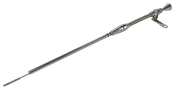 AF64-2112 - 302C 351C CLEV ENGINE DIPSTICKBILLET HANDLE S/S BRAIDED TUBE