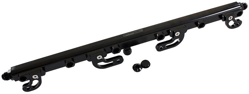 AF64-2113BLK - Fuel Rail Kit FG 6 Black Ford FG 6 Cylinder BARRA