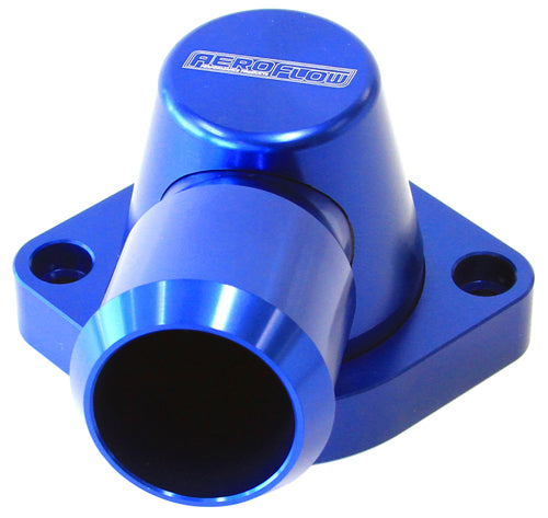 AF64-2115 - BILLET THERMOSTAT HOUSING BLUEGM LS3 LSA 90 DEG SWIVEL