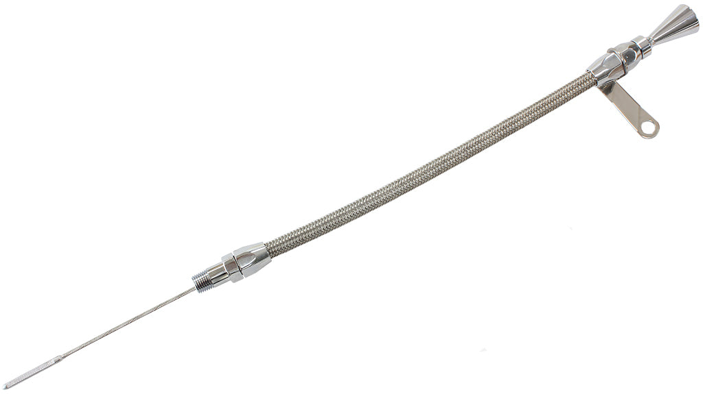 AF64-2123 - 1/4" NPT UNIVERSAL DIPSTICK CHROME, 20.75" OAL CAN BE CUT