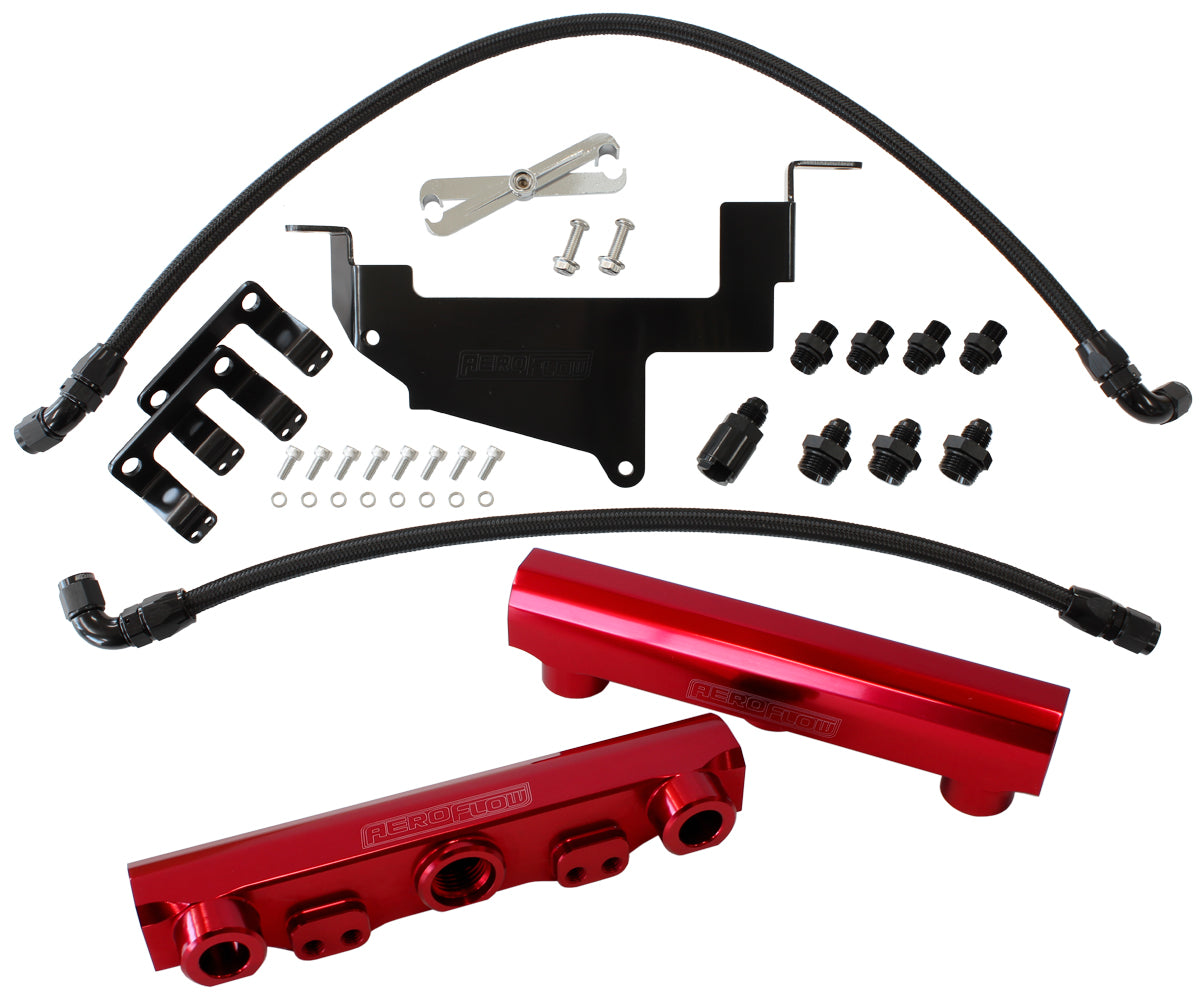 AF64-2131R - TOYOTA 86 / BRZ FUEL RAIL KIT -8ORB INLETS / OUTLETS SCION