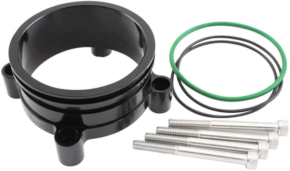 AF64-2141BLK - BOSCH DBW 68mm THROTTLE ADAPT INTERCOOLER CLAMP 3 INCH BLACK