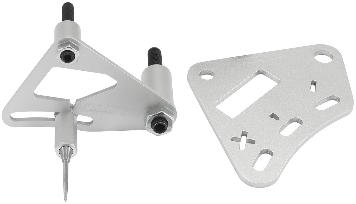 AF64-2161S - BILLET LS2/3 TIMING POINTER SUIT 6.75" 7.5" BALANCER SILVE
