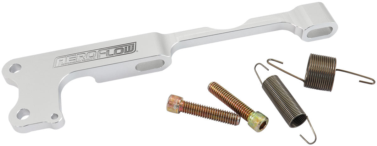 AF64-2173 - HOLLEY SNIPER THROTTLE BRACKETEFI CABLE MOUNTING SILVER