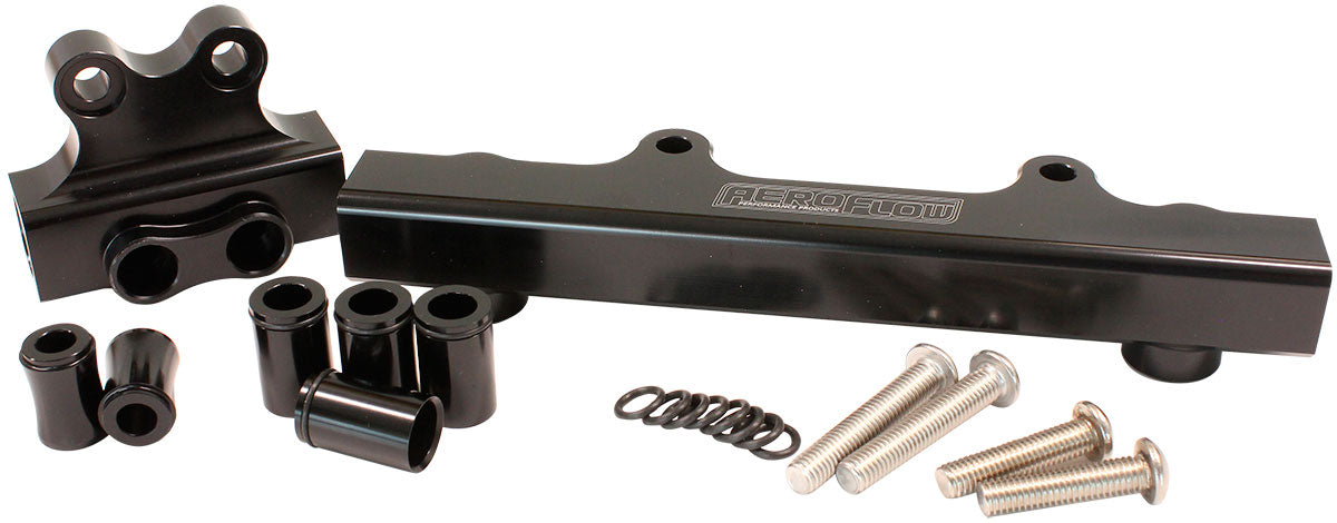 AF64-2213BLK - ROTARY FUEL RAIL KIT SERIES 4 & 5. MAZDA RX7 BLACK GEN 2