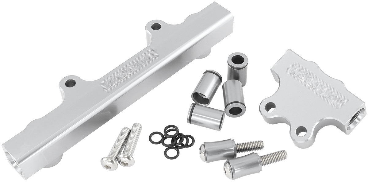 AF64-2213S - ROTARY FUEL RAIL KIT SERIES 4 & 5. MAZDA RX7 SILVER GEN 2
