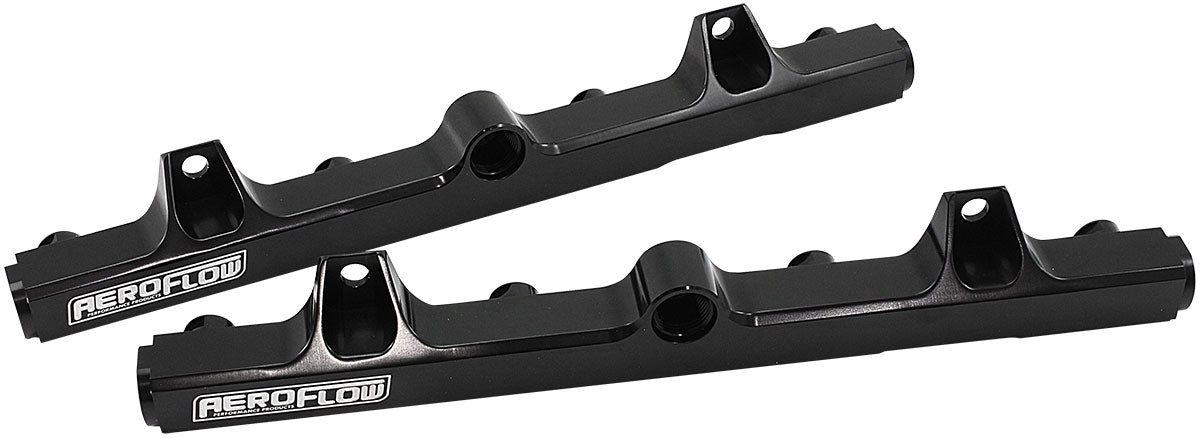 AF64-2214BLK - FUEL RAIL KIT FORD COYOTE V8 BLACK MUSTANG FALCON BOSS