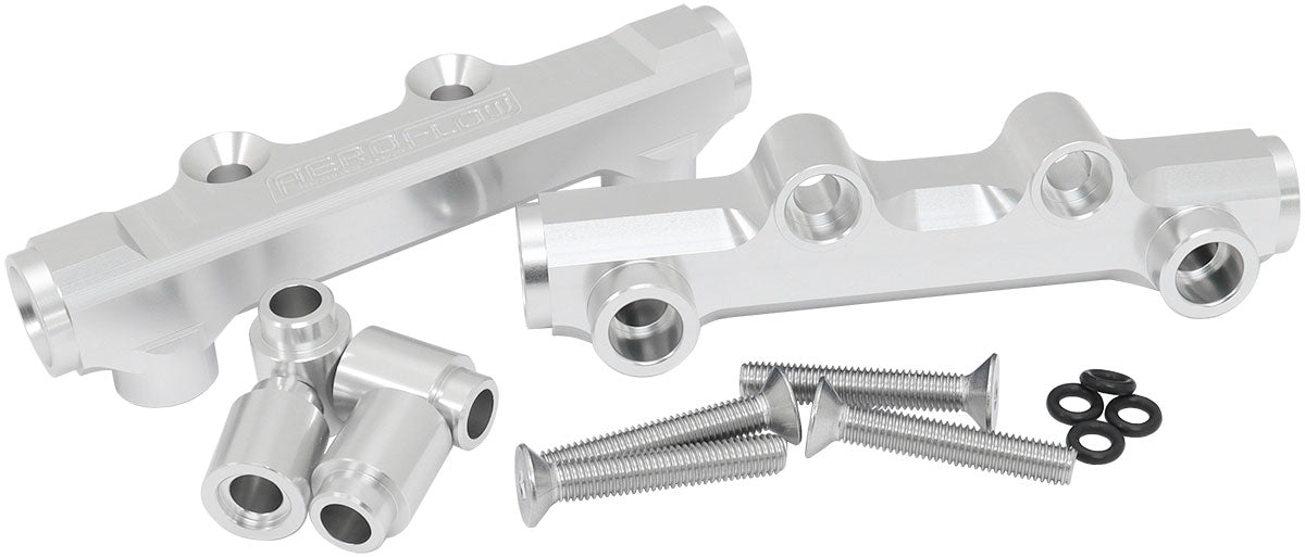 AF64-2257S - SUBARU EJ20 EJ25 FUEL RAIL SILVER TOP FEED WRX STI XT GT
