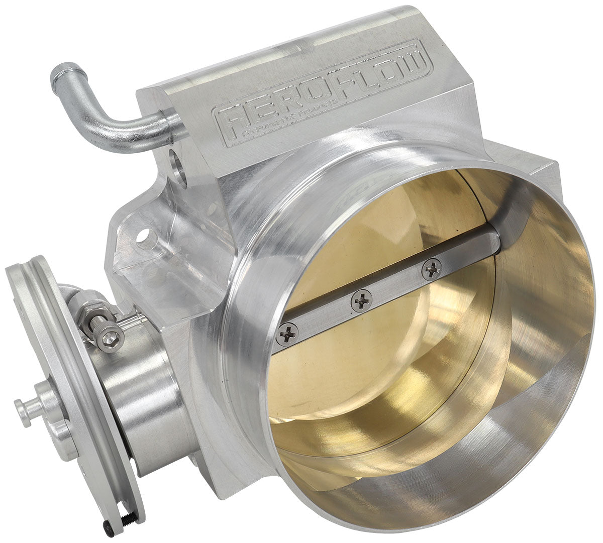 AF64-2270 - GM LS 105MM THROTTLE BODY POLISHED USES STD IDLE & TPS