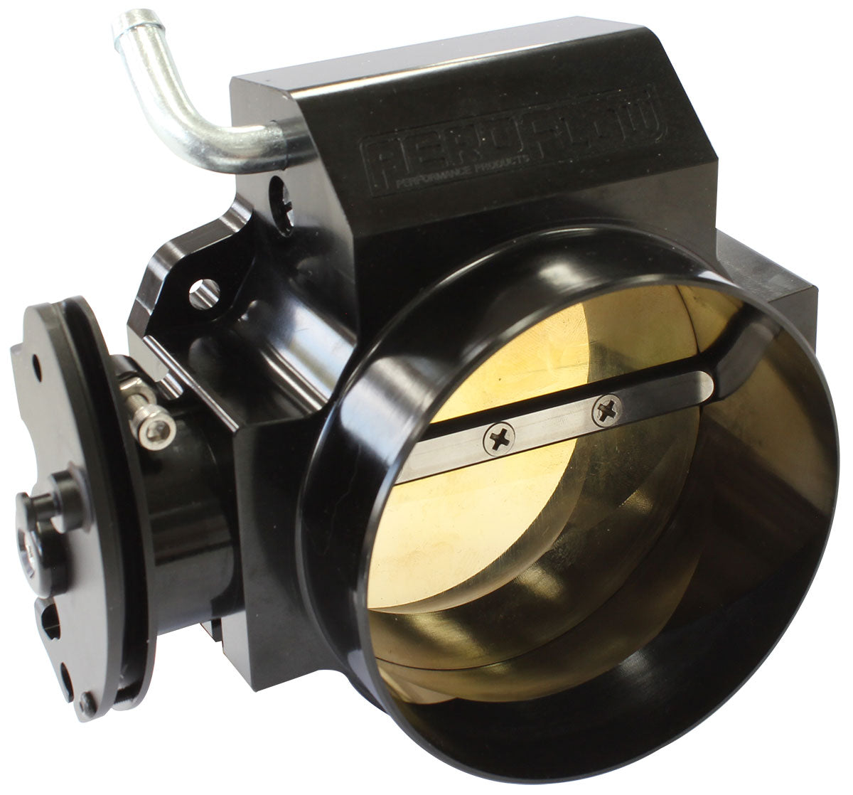 AF64-2270BLK - GM LS 105MM THROTTLE BODY BLACK USES STD IDLE & TPS