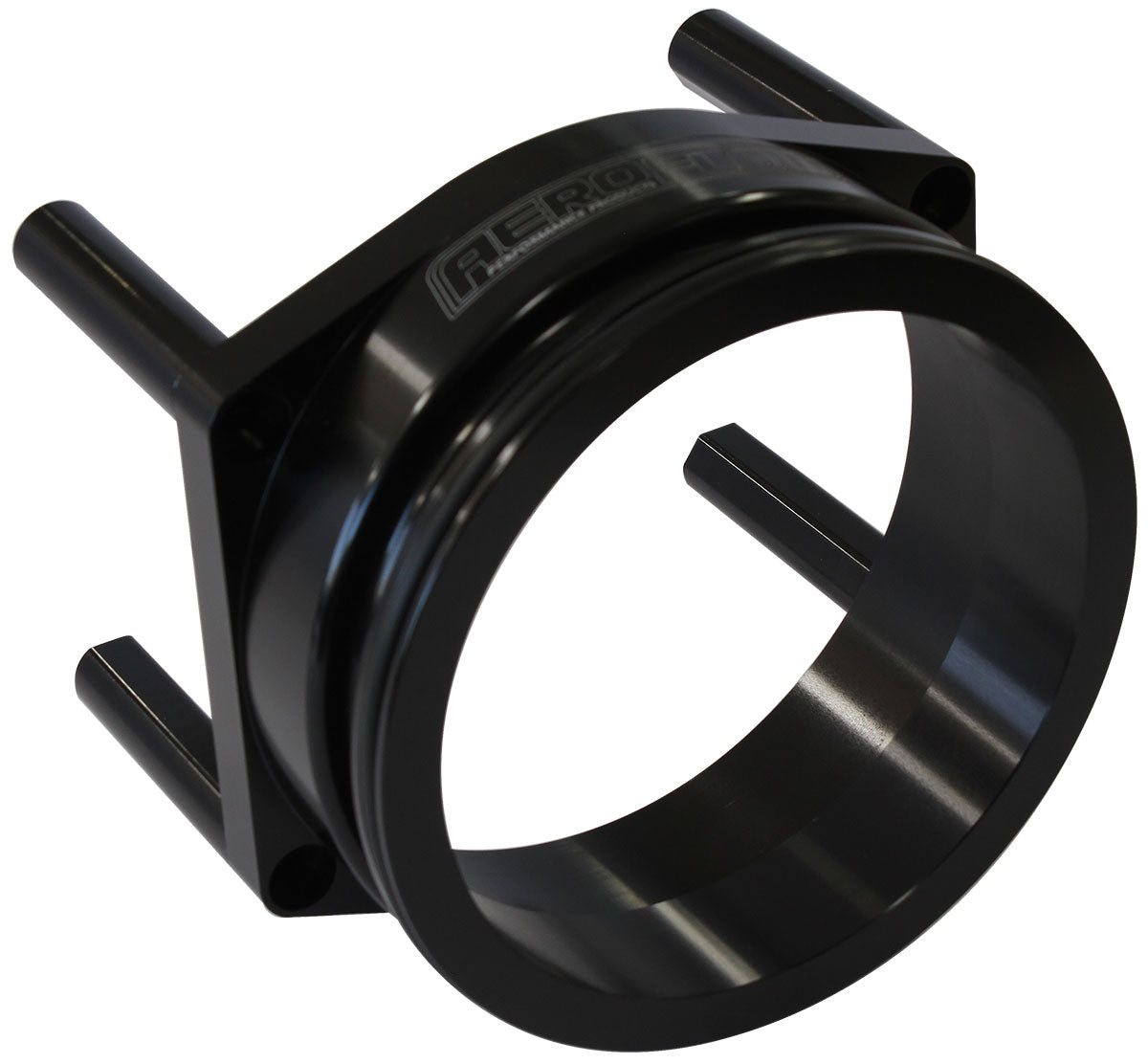 AF64-2272BLK - 95mm CABLE THROTTLE ADAPTER INTERCOOLER CLAMP 4 INCH BLACK