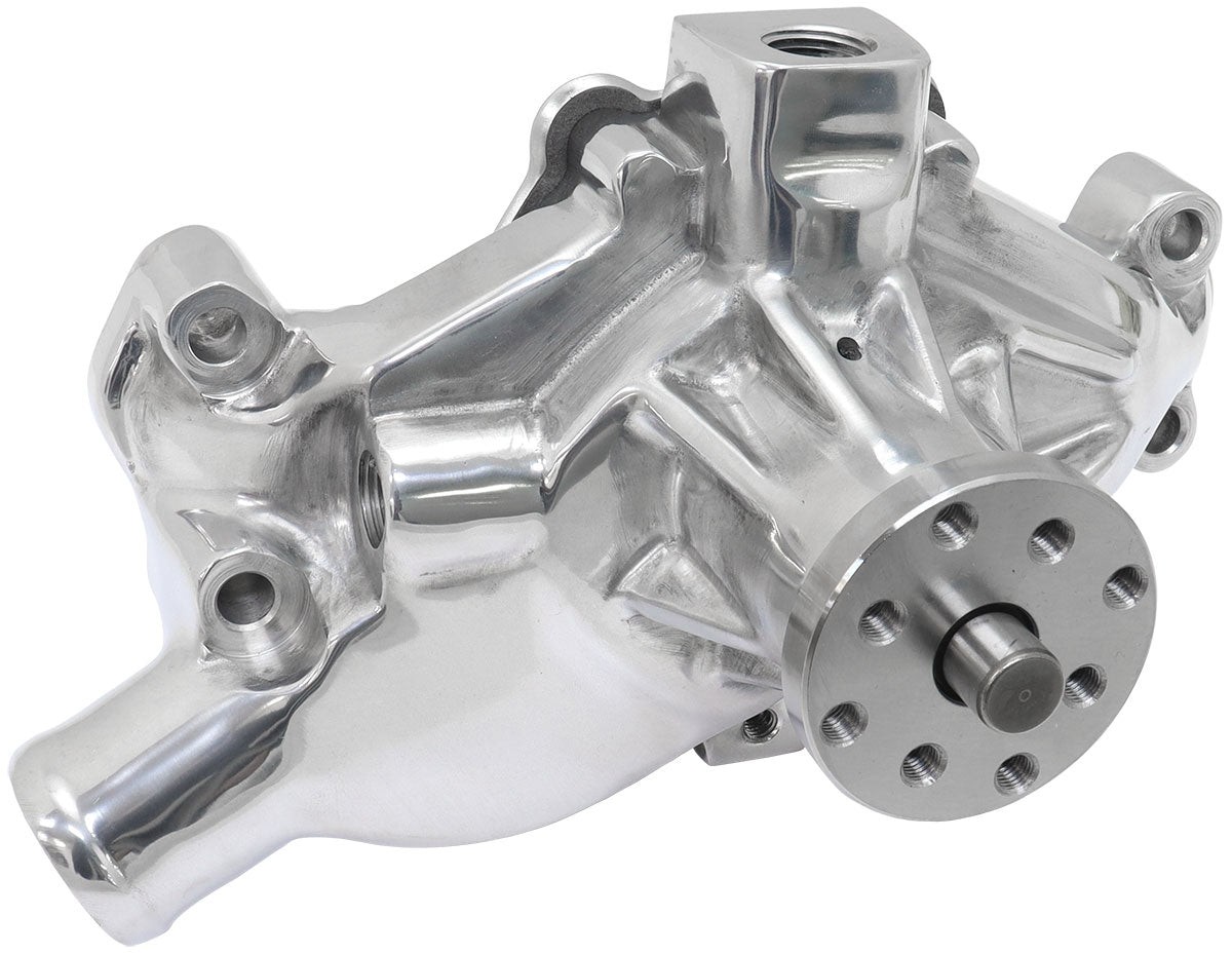 AF64-2350P - SMALL BLOCK CHEV SHORT WATER PUMP POLISHED SBC
