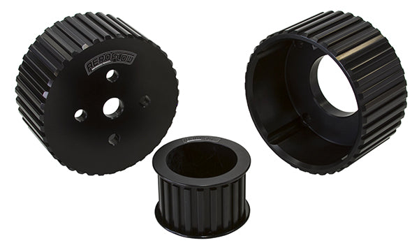 AF64-3003BLK - GILMER DRIVE KIT - BLACK HOLDEN 253-308 V8