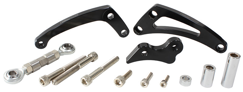 AF64-4004BLK - BLACK SBC LOW MOUNT ALT BRACK LEFT SIDE SWP BLACK KIT