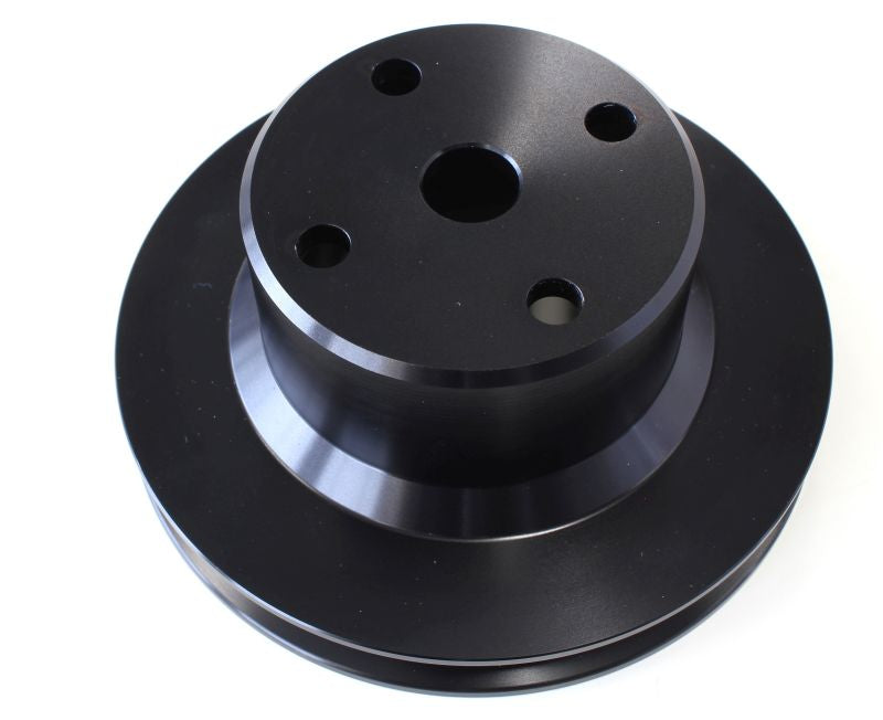 AF64-4024BLK - HOLDEN V8 WATER PUMP V PULLEY SUIT VN-ON JUMBO PUMP BLACK
