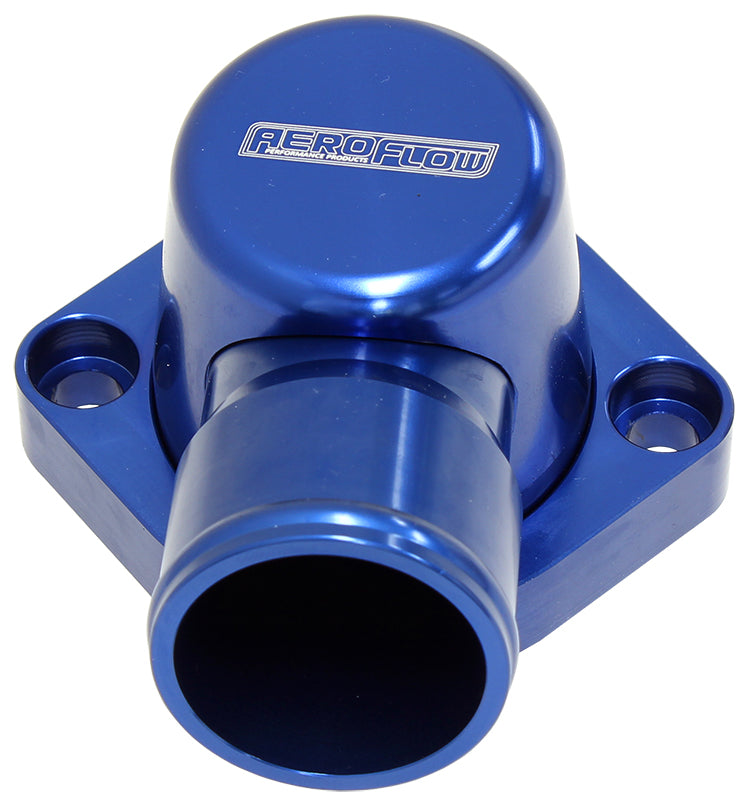 AF64-4037 - BILLET THERMOSTAT HOUSING BLUEFORD 429 460 SWIVEL 90 DEG BBF Aeroflow - AF 64-4037