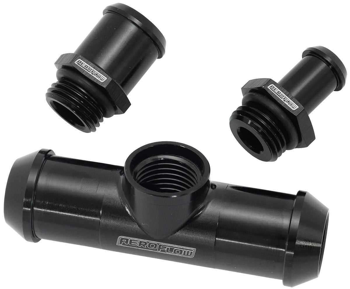 AF64-4041BLK - FORD BARRA BA BF FG XR6 HEATERHOSE T PIECE FALCON BLACK