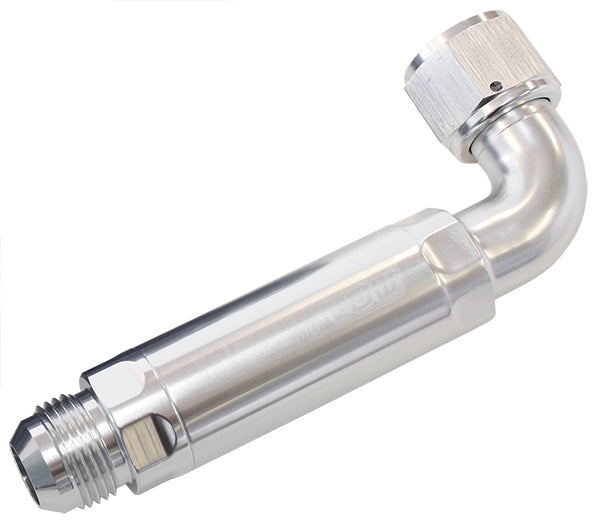 AF64-4100S - -12AN 90 DEG TO INLINE FILTER FOR USE WITH DRY SUMP PANS