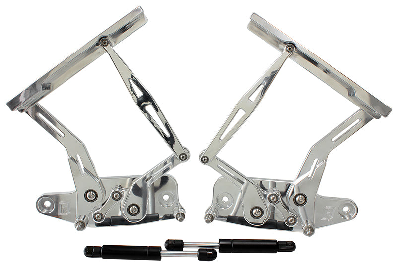 AF64-4129 - BILLET BONNET HINGE KIT POLISHHOLDEN HK - HT - HG