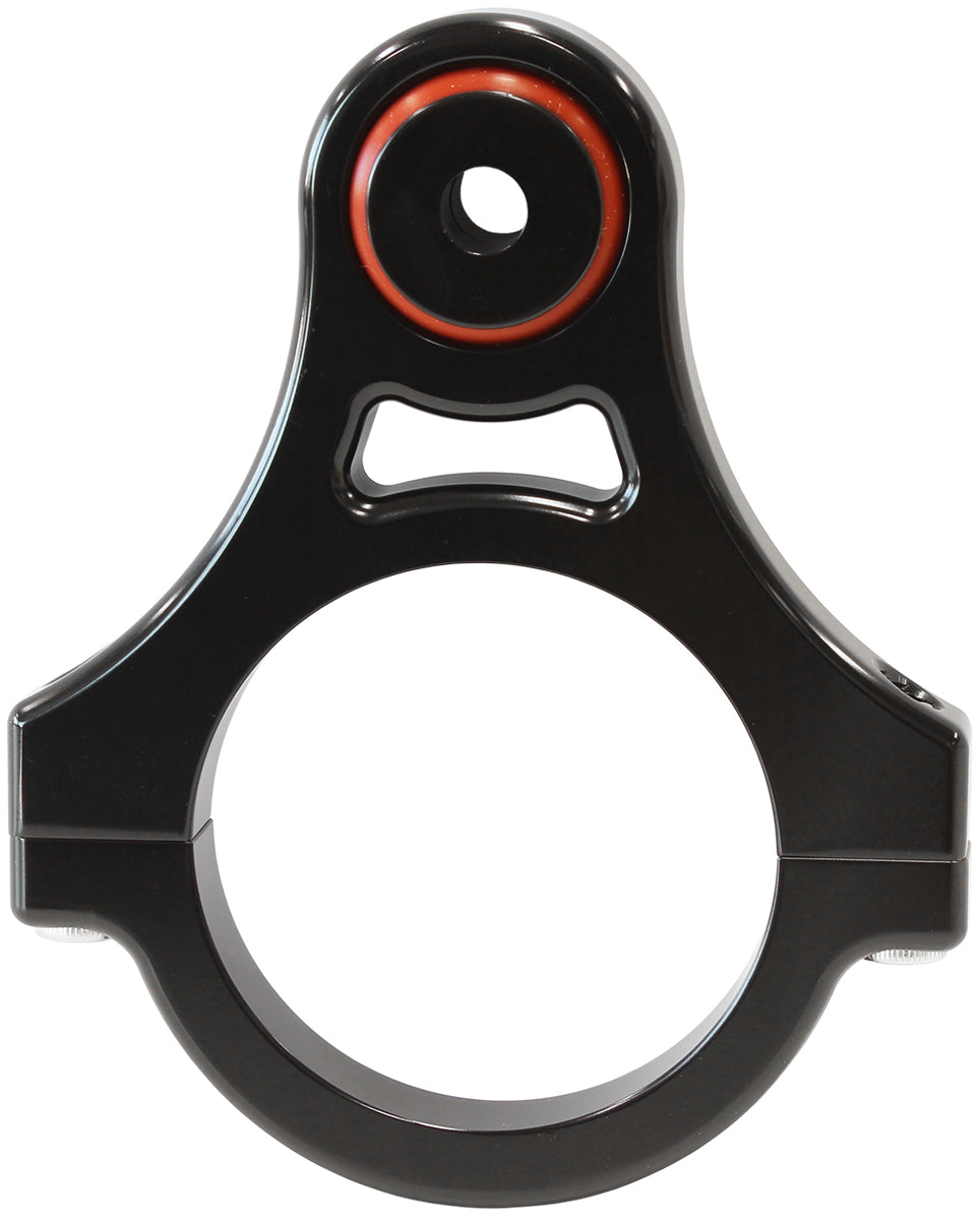 AF64-4130BLK - BILLET EXHAUST HANGERS 2" BLACK WITH SOFT HITEMP BOOT