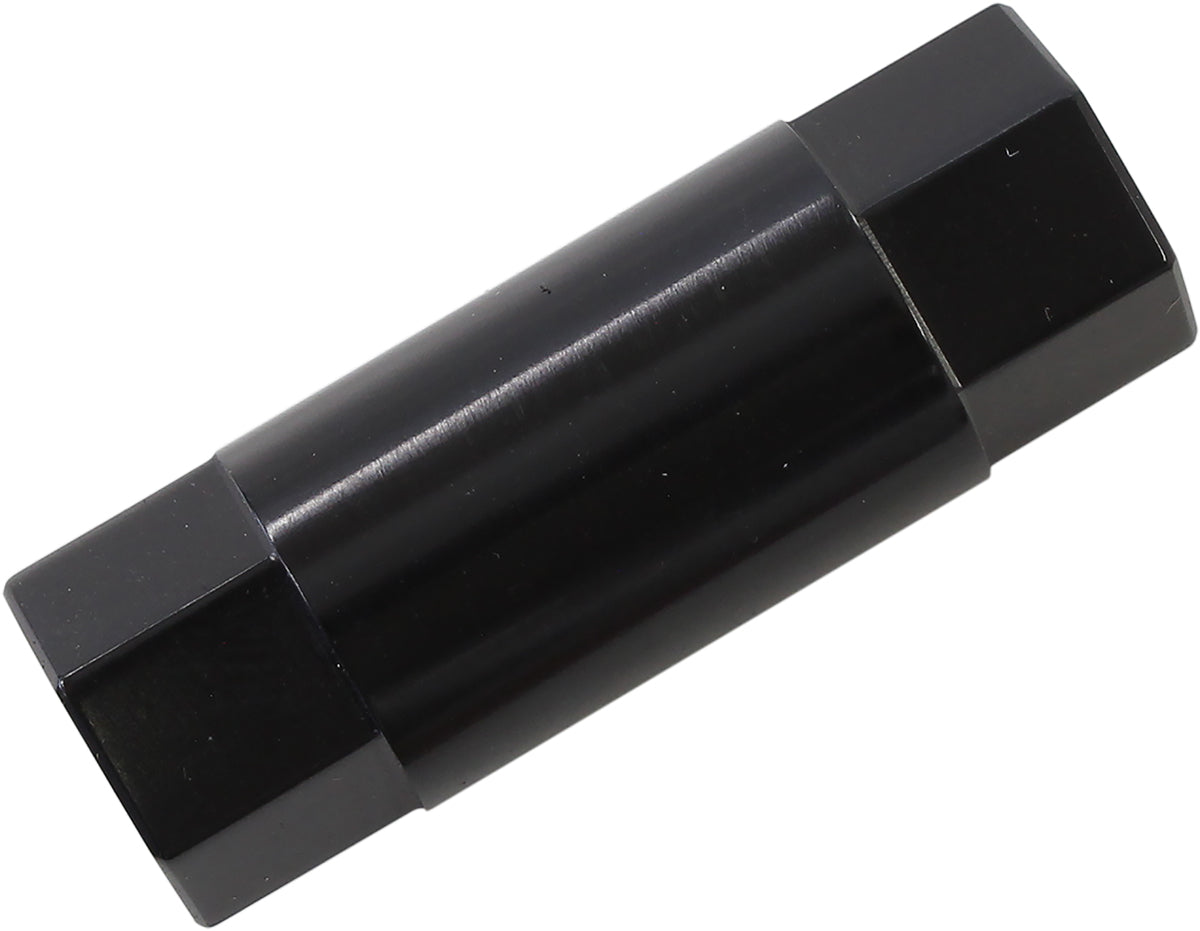 AF64-4385BLK - M6 FEMALE HEX SPACER BLACK 1 PER PACK 40mm LENGTH