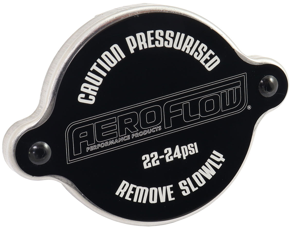 AF64-5045BLK - RADIATOR CAP 42MM BLACK 23 PSI1.58 BAR 158 KPA LARGE S/S