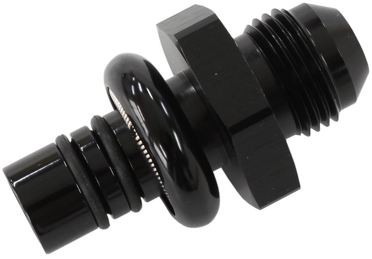 AF64-5508BLK - FORD EFI REGULATOR ADAPTER -8AN WITH .550" SHANK BLACK