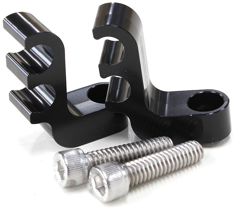 AF64-9702BLK - BLACK 2 WIRE LEAD SEPARATOR BOLT INTO VALVE COVER PAIR