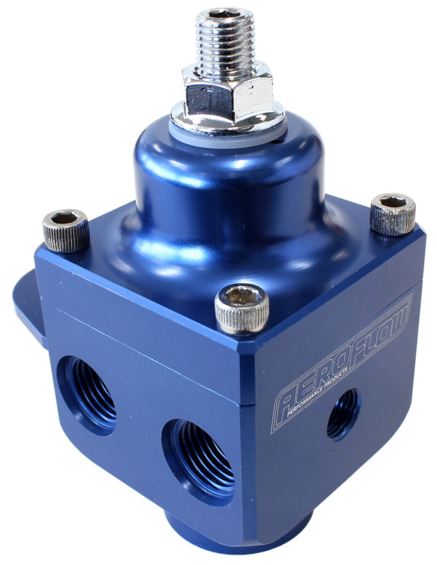 AF66-2048 - 4 PORT FUEL PRESSURE REGULATORBLUE CARB 1600+ HP 4-12PSI