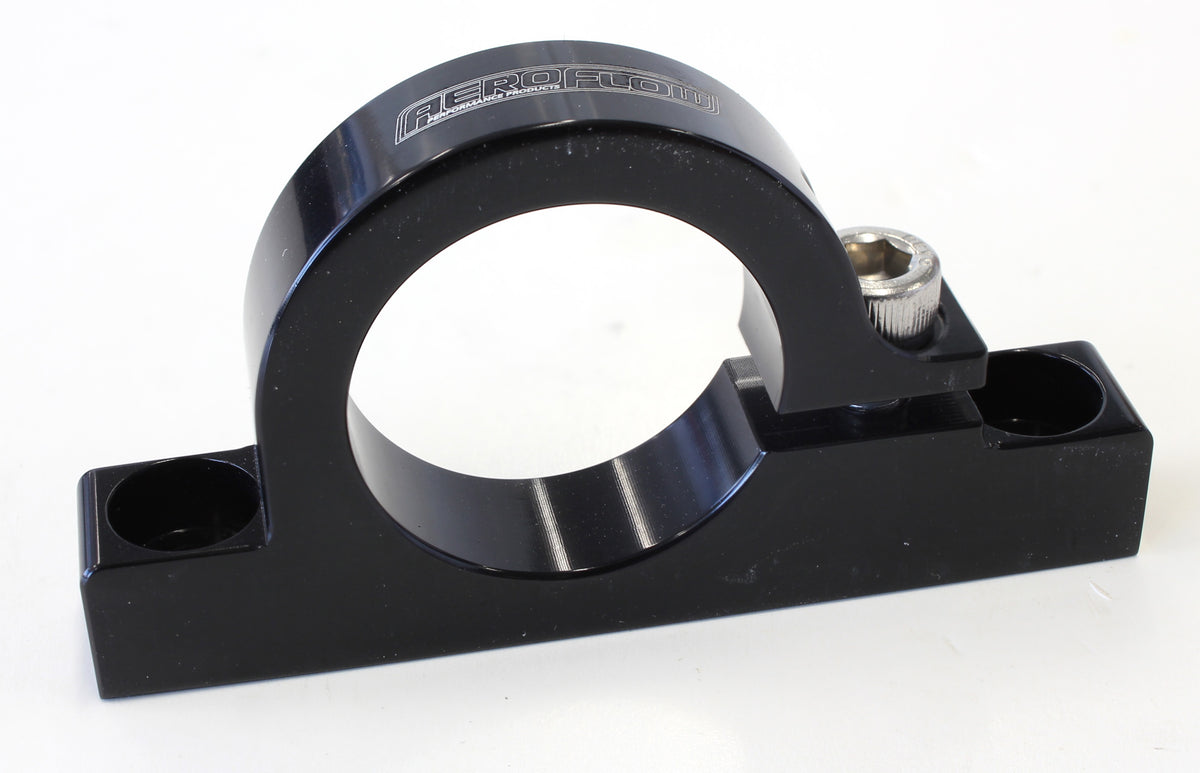 AF66-2049BLK - AEROFLOW BILLET FILTER BRACKETFOR 1-1/4" DIAMETER FILT BLACK