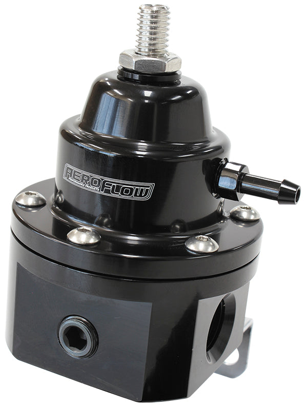AF66-2055BLK - -6 ORB EFI FUEL PRESSURE REG 1200hp HANDLES 98ron,ETH, METH