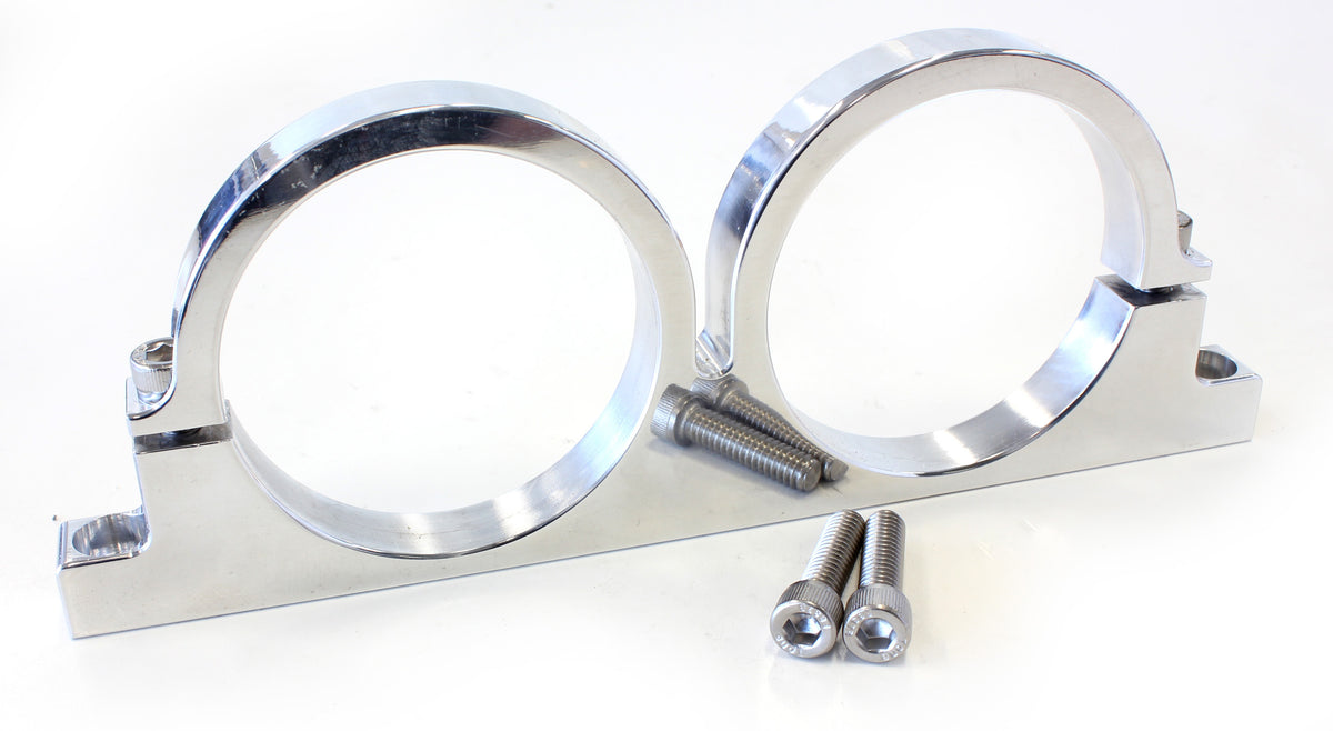AF66-2246 - AEROFLOW BILLET DUAL BRACKET FOR 2.5" DIAM FILTER AF64-2150