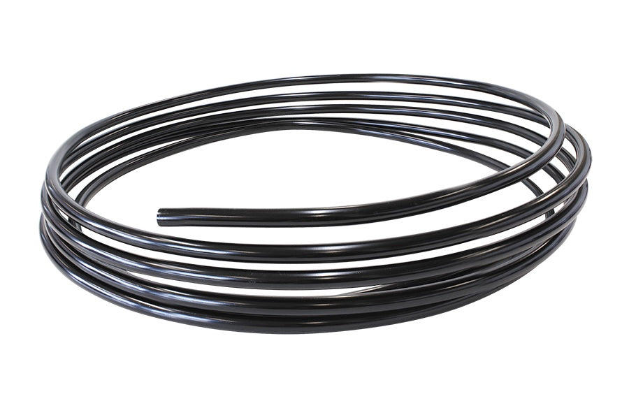 AF66-3000BLK - 3/8" ALLOY HARD LINE (9.5mm) BLACK ANODISED E85 25ft 7.5M