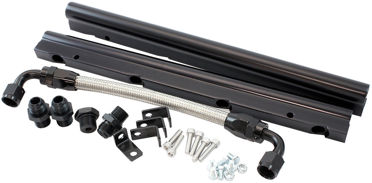AF6999-5001 - GM LS FUEL RAIL KIT EFI INTAKEMANIFOLD CATHEDRAL HI RISE LS1LS2 Aeroflow - AF6999-5001