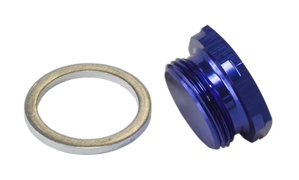 AF700-00 - HOLLEY INLET BOWL BLANK PLUG BLUE 7/8" X 20 PLUG / BLANK