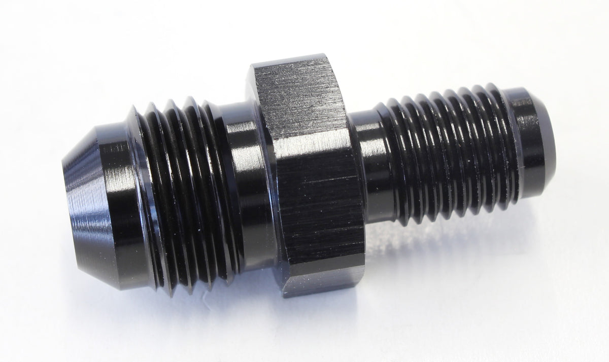 AF707-06BLK - 3/8"-24 DUAL SEAT FLARE -6AN BLACK ALSO CAN BE WASHER SEAL