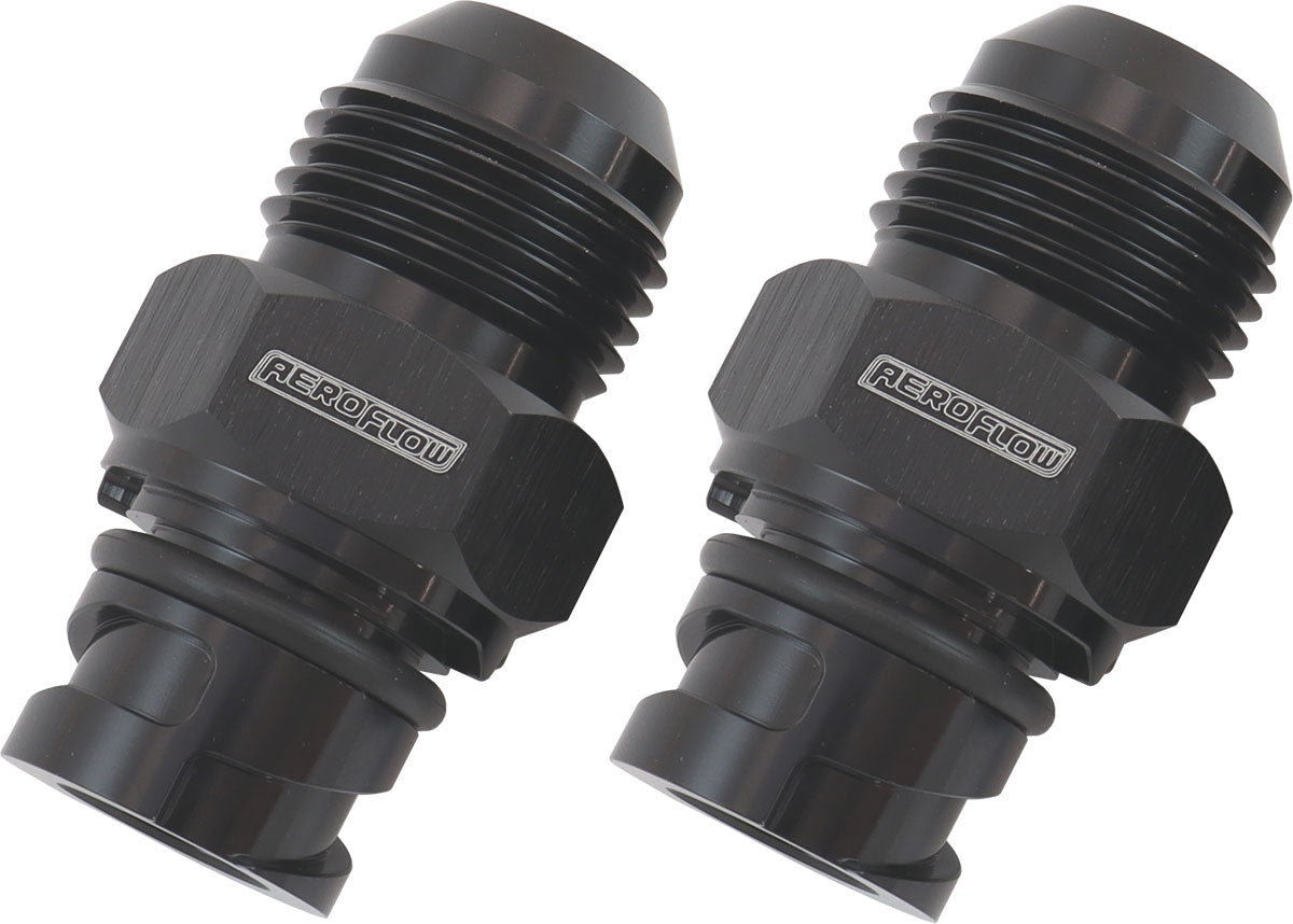 AF708-10-09BLK - SCREW IN COVER BREATHER ADAPTE-10AN SUITS FORD COYOTE V8